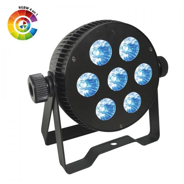 Retour Gratuit Power lighting Slim par 7x10W QUAD