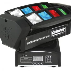 Power lighting spider pocket lyre quad Offre Spéciale