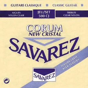 Prix Choc Savarez New Cristal Corum High Tension 500CJ - jeu de 6 cordes
