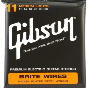 Gibson Electric (6) Brite Wires SEG-700ML 11-50 - jeu de 6 cordes Usine Directe