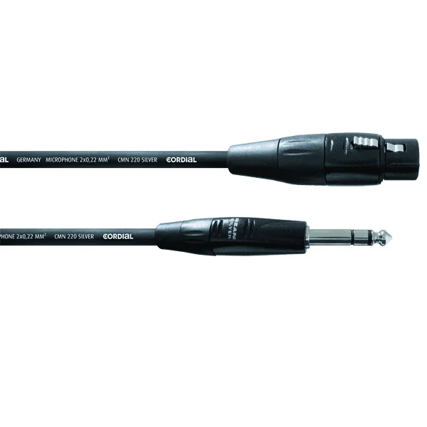 Prix Promo Cordial CIM1.5FV XLR F / Jack stereo - 1.5m