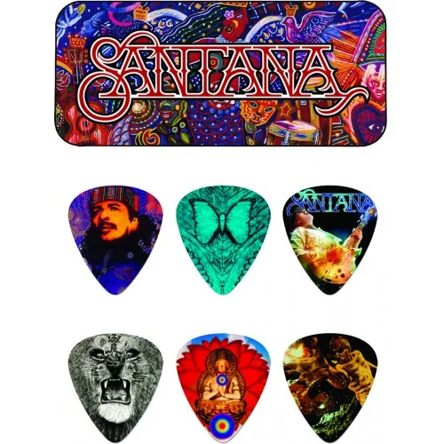Dernière Chance Jim dunlop SANPT01M Carlos Santana Collector Tin PACK DE 6