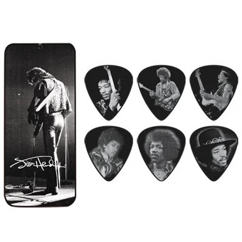 Satisfait Ou Remboursé Jim dunlop JH-PT06M JIMI HENDRIX SILVER PORTRAIT PACK DE 6