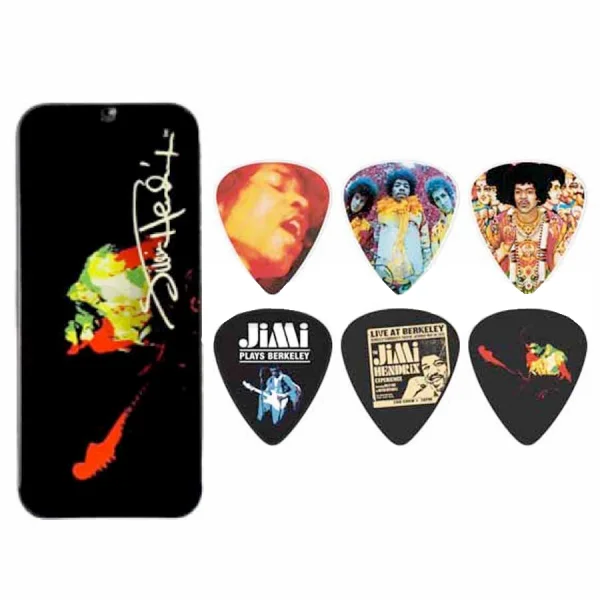 Expédié Aujourd'hui Jim dunlop JH-PT04H JIMI HENDRIX BAND OF GYPSIES PACK DE 6