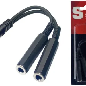 Pas Cher Stagg YC-0,1/1J2PFSH 1 mini jack M mono/2 jack F mono