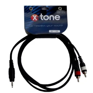 X-tone X1053-1.5M - Jack(M) 3,5 Stereo / 2 RCA Bon Plan