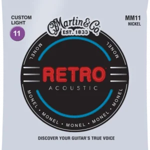 Offre Spéciale Martin MM11 Acoustic Guitar 6-String Set Retro Monel 11-52 - jeu de 6 cordes