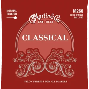Bon Plan Martin M260 Classical Nylon Guitar 6-String Set 80/20 Bronze Ball End Normal Tension - jeu de 6 cordes