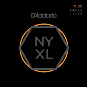 Prix Réduit D‘addario NYXL1059 Electric Guitar 7-String Set Nickel Round Wound 10-59 - jeu de 7 cordes
