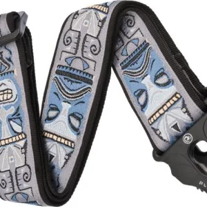 Satisfait Ou Remboursé D‘addario World Woven Planet Lock Guitar Strap Tiki