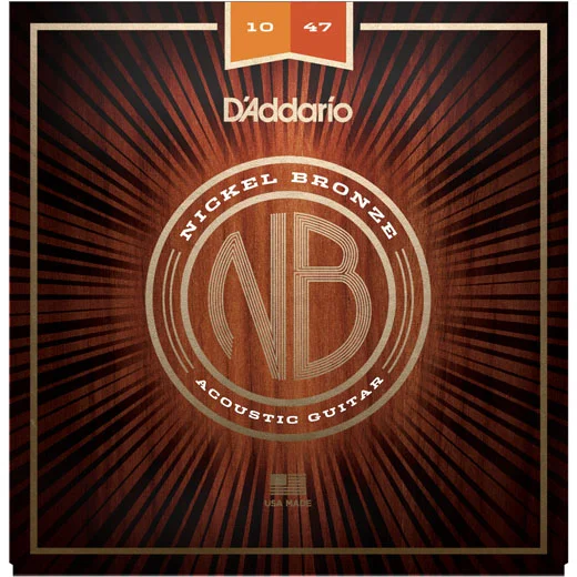 D‘addario NB1047 Acoustic Nickel Bronze Set 10-47 Top Vente