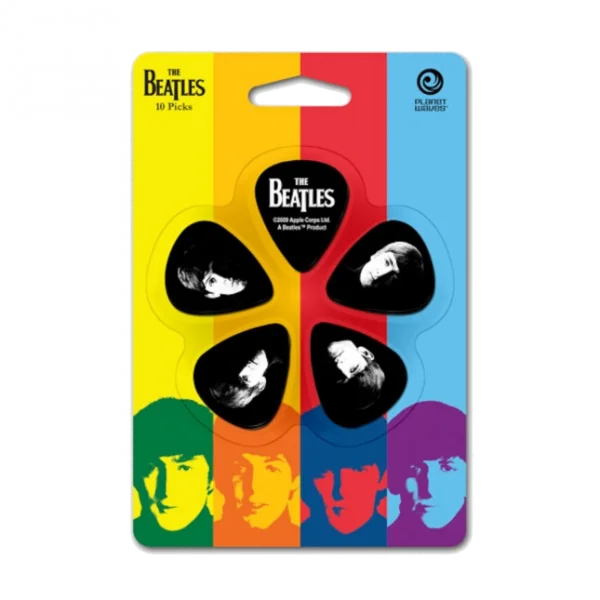 Livraison Express D‘addario 1CBK2-10B2 Collector The Beatles Stripes Pack de 10