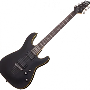 Schecter Demon-6 - aged black satin Pas Cher