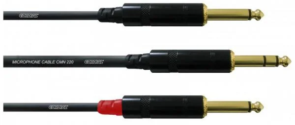 Cordial CFY3VPP Jack stereo / 2x jack mono Promotion