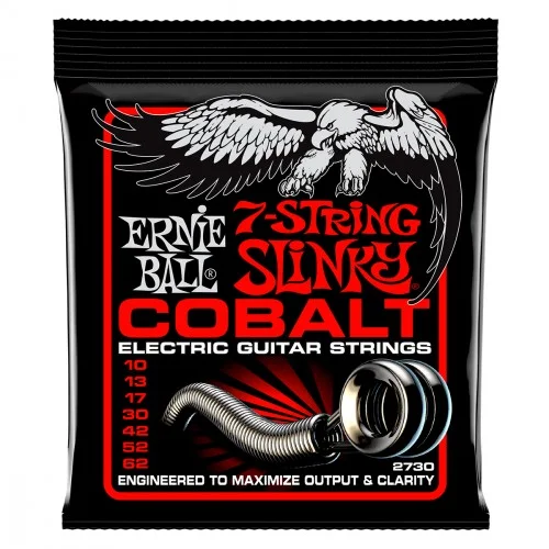 Ernie ball Electric (7) 2730 Cobalt Skinny STHB 10-62 - jeu de 7 cordes Meilleur Prix