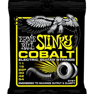 Certifié Ernie ball Electric (6) 2727 Cobalt Beefy Slinky 11-54 - jeu de 6 cordes