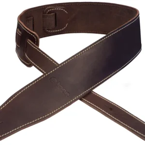 Commander Maintenant X-tone xg 3152 Classic Leather Guitar Strap - Dark Brown
