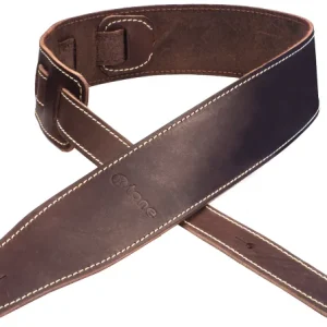 Acheter En Ligne X-tone xg 3151 Classic Leather Guitar Strap - Brown