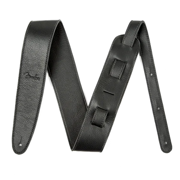 Fender Artisan Crafted Leather Straps 2.5inc. - Black Petit Prix