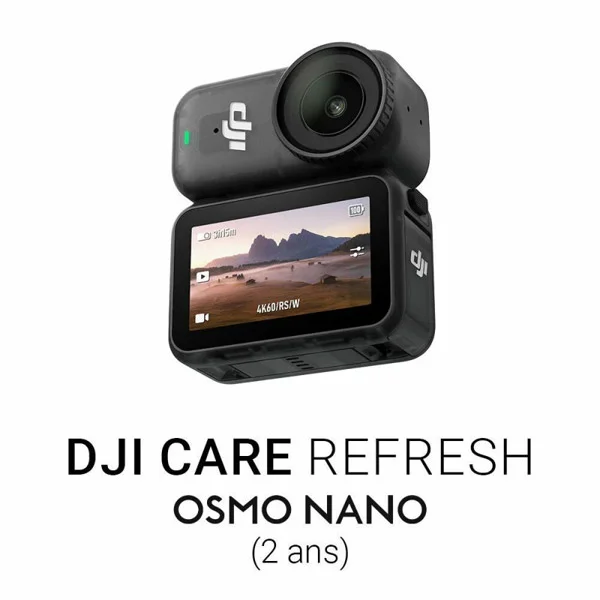 Vente Flash DJI Osmo Nano Care Refresh (2 years) – Insurance