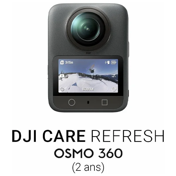 Prix Cassé DJI Osmo 360 Care Refresh (2 years) – Insurance