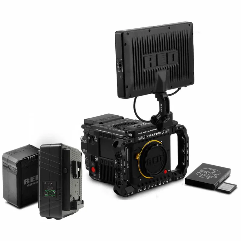 RED V-RAPTOR X (Z Mount, Starter Pack) – 8K Camera Paiement Sécurisé