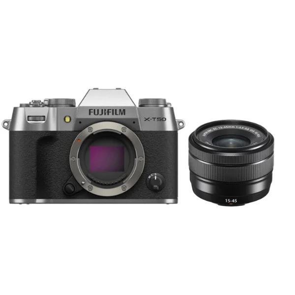 Fujifilm X-T50 avec XC 15-45mm f/3.5-5.6 (Silver) – Appareil Photo Bon Plan