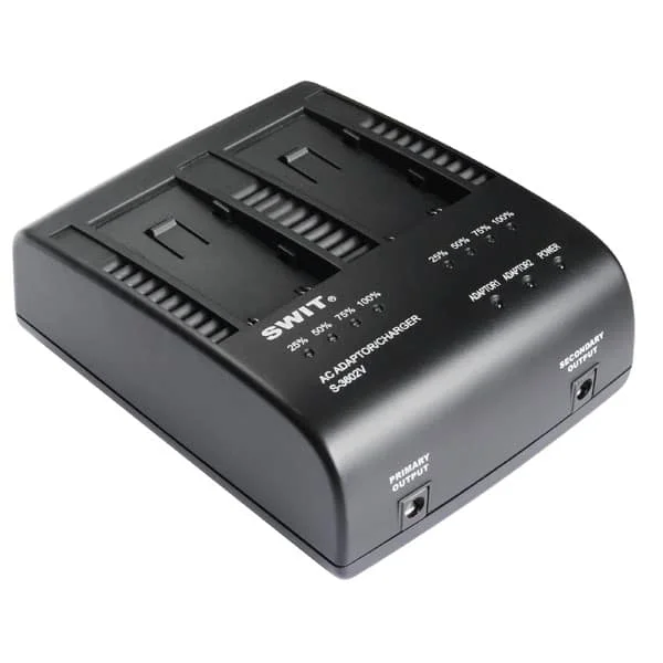 SWIT S-3602V – 2-way charger for JVC BN-VF823 batteries Commander Vite