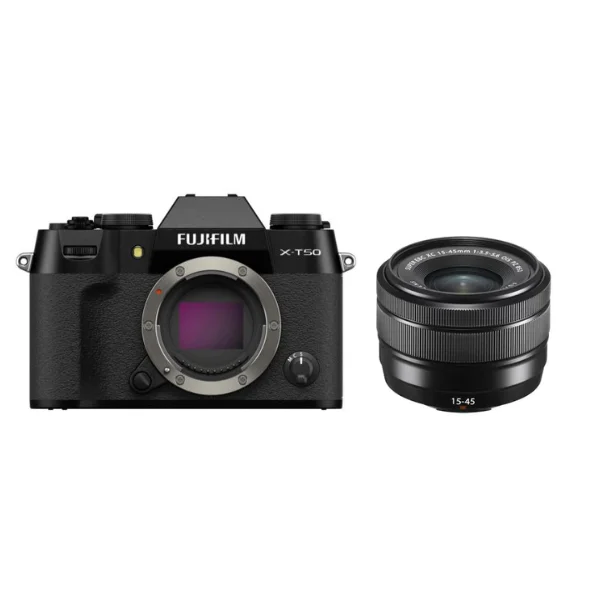 Fujifilm X-T50 with XC 15-45mm f/3.5-5.6 (Black) – Camera Affaire À Saisir