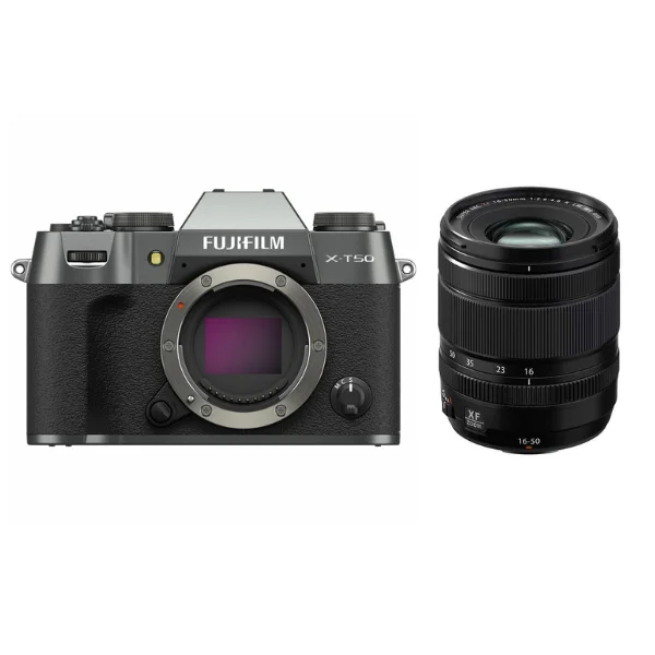 Retour Gratuit Fujifilm X-T50 with XF 16-50mm f/2.8-4.8 (Anthracite) – Camera