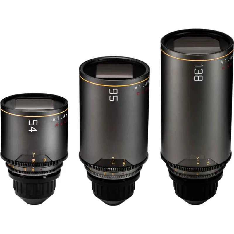 Meilleur Prix Atlas Mercury 54/95/138mm (Imperial, PL) – Anamorphic Lens Kit