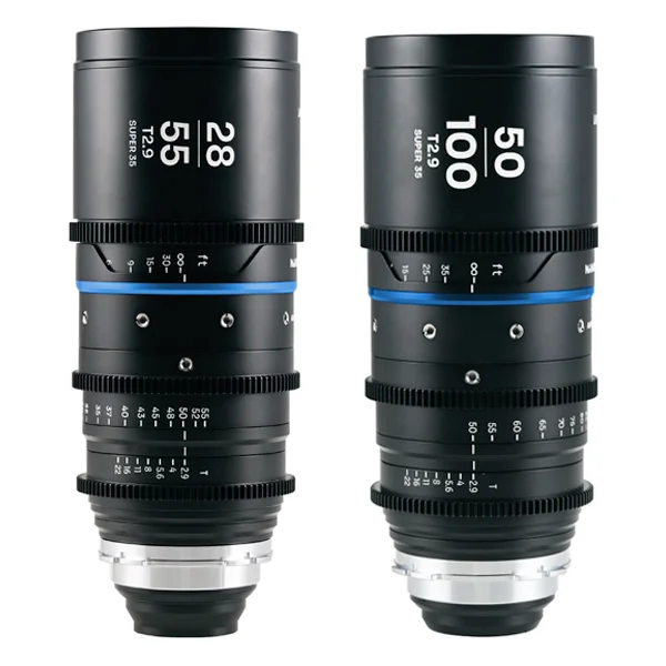 Dernier Modèle Laowa Nanomorph Zoom S35 1.5X 28-55 / 50-100 (PL/Blue) – Cinema Lens Kit