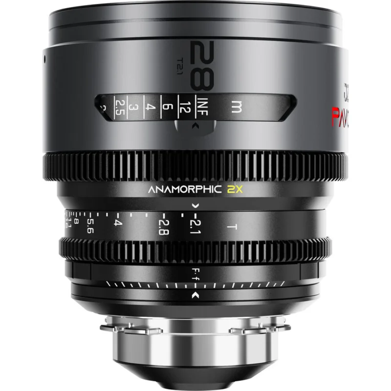 DZOfilm Pavo 2x Anamorphic Prime 28mm T2.1 (Neutral, Metric, PL/EF) Commander Vite
