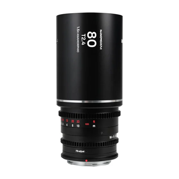 Vente Directe Laowa Nanomorph 80mm T2.4 1.5X S35 (Canon RF, Silver) – Lens