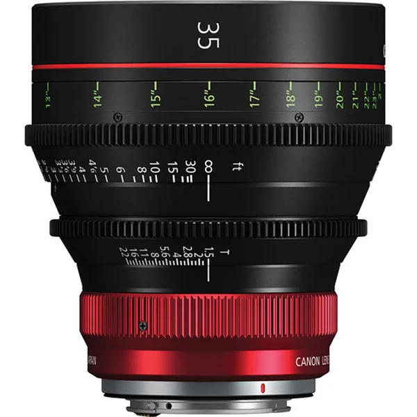 Canon CN-R 35mm T1.5 LF (Canon RF, Imperial) – Cinema Lens Bon Plan