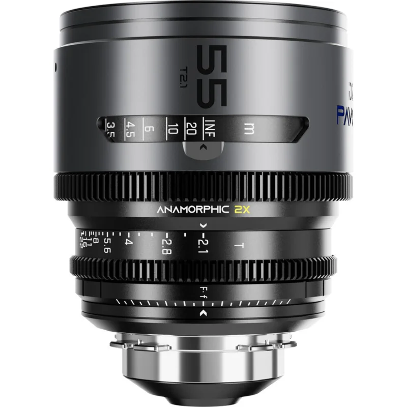DZOfilm Pavo 2x Anamorphic Prime 55mm T2.1 (Blue, Metric, PL/EF) Nouvel Arrivage