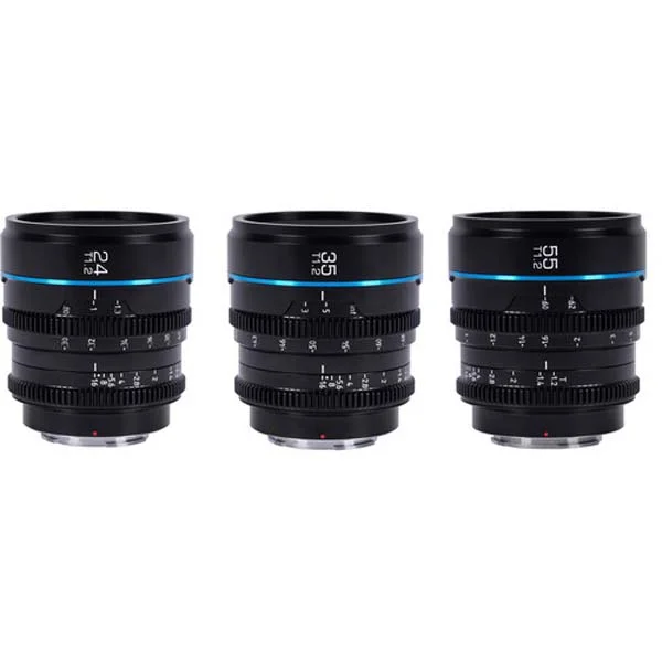 Sirui Night Walker 24/35/55mm T1.2 S35 (Sony E) – Lens Kit Produit De Marque