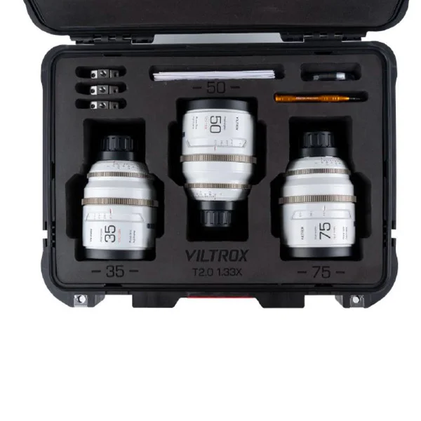 Viltrox Epic 35/50/75mm T2.0 1.33X (PL) – Anamorphic Lens Kit Achetez Aujourd'hui