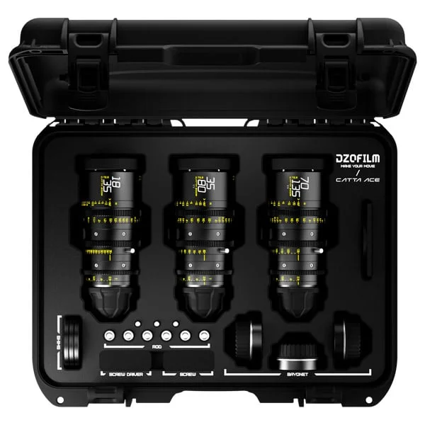 Seulement Aujourd'hui Dzofilm Catta Ace 18-35/35-80/70-135 T2.9 (PL/EF, Black) – Lenses