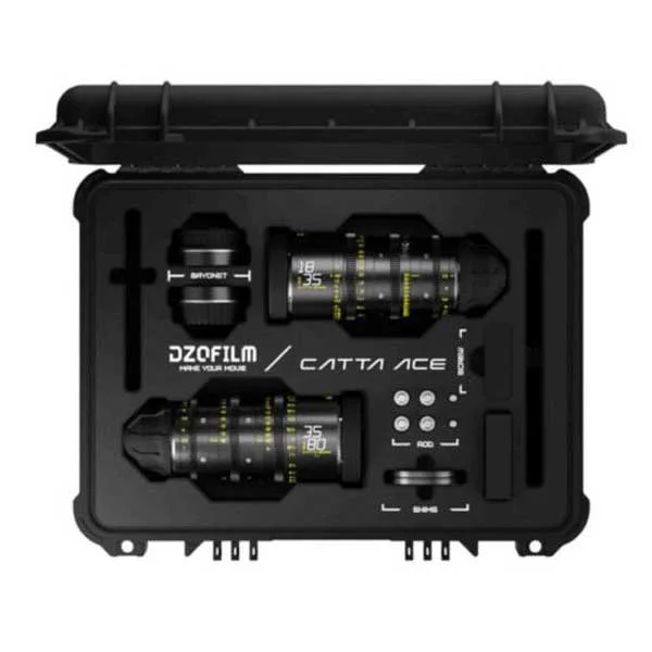 Solde Dzofilm Catta Zoom 18-35/35-80 T2.9 (Sony E, Black) – Cinema zoom lens