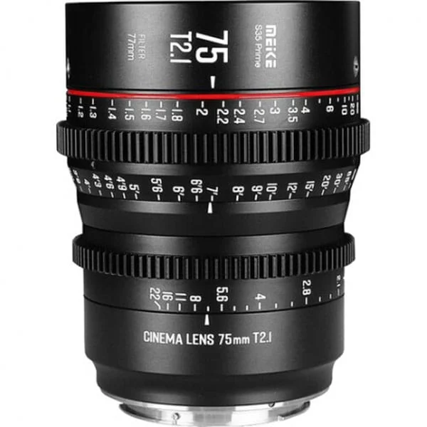 Meike 75mm T2.1 Super 35 (Canon EF) – Lens Livraison Express