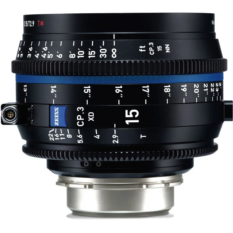 Zeiss CP.3 15mm T2.9 (PL, imperial) XD – Prime Cinema Lens Quantité Limitée