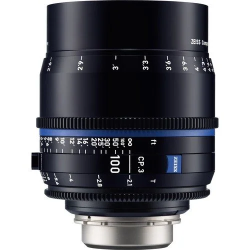 Remise Zeiss CP.3 100mm T2.1 (PL, imperial) – Prime Cinema Lens
