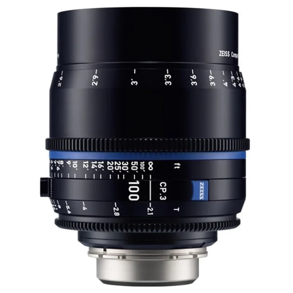 Prix Réduit Zeiss CP.3 100mm T2.1 (Canon EF, metric) – Prime Cinema Lens