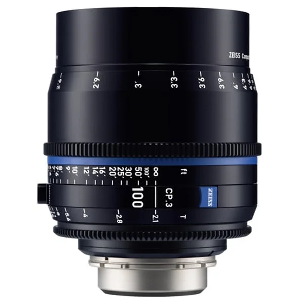 Vente Directe Zeiss CP.3 100mm T2.1 (Micro 4/3, metric) – Prime Cinema Lens