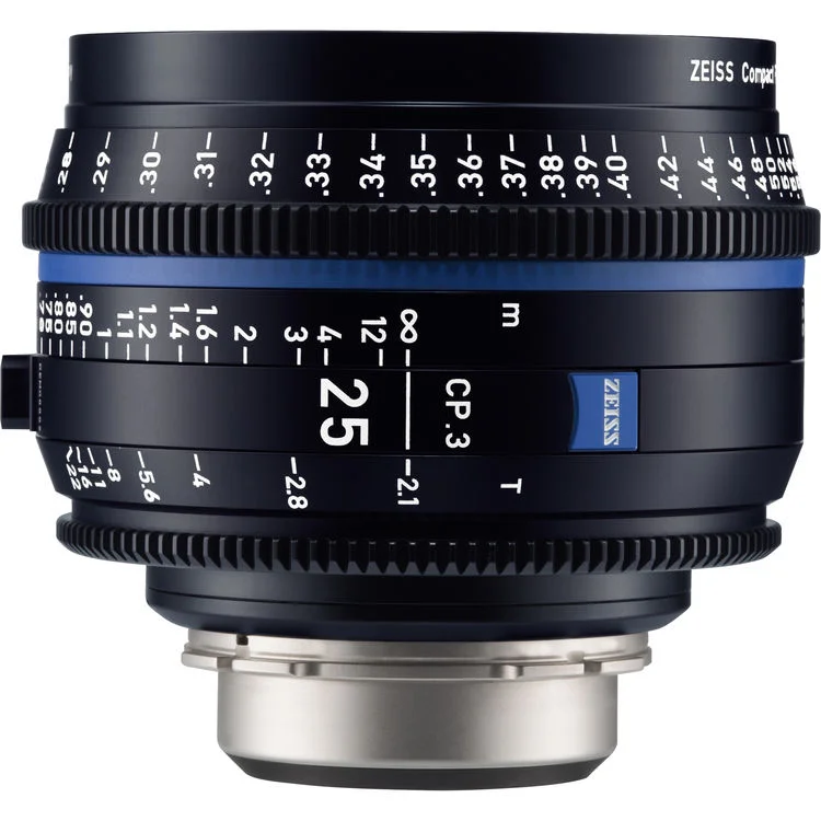 Zeiss CP.3 25mm T2.1 (Canon EF, Imperial) – Prime Cinema Lens Promotion Saisonnière