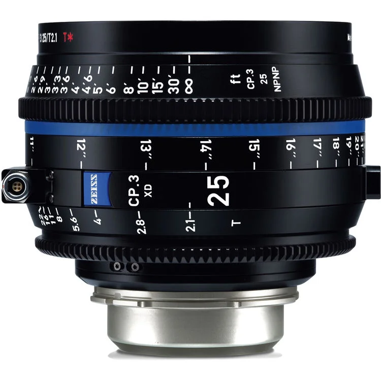 Nouvel Arrivage Zeiss CP.3 25mm T2.1 (PL, metric) XD – Prime Cinema Lens