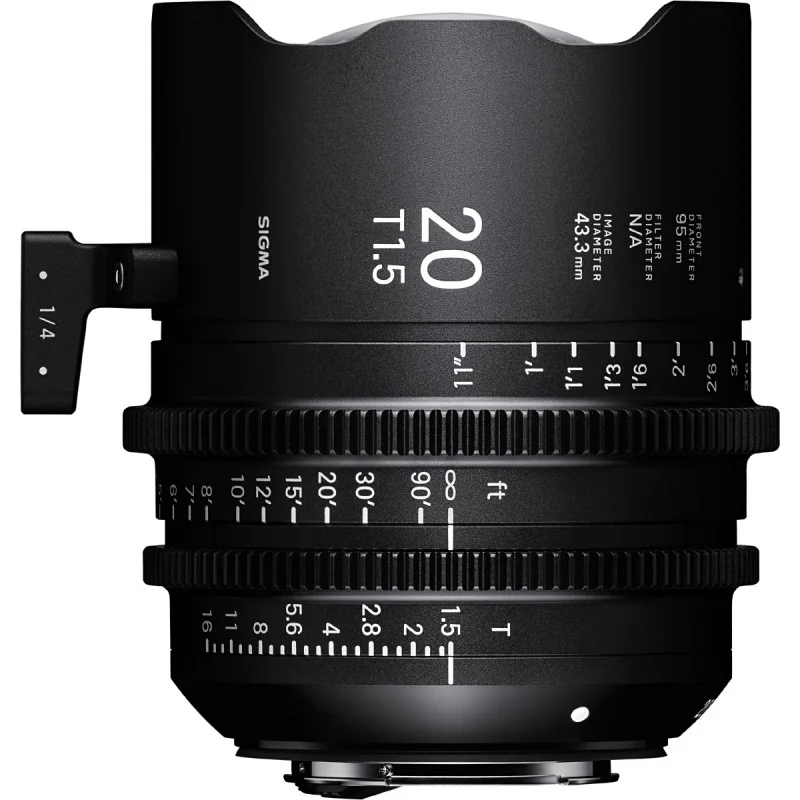 Sigma 20mm T1.5 FF (Sony E) – Prime Cinema Lens Satisfait Ou Remboursé