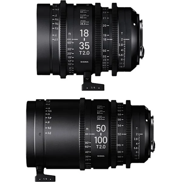 Sigma 18-35mm + 50-100mm (Sony E) – Cinema Zoom Lens Kit Achetez Aujourd'hui