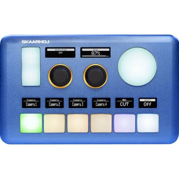 SKAARHOJ PTZ Wiz V2 (Blue) – Control Panel Populaire